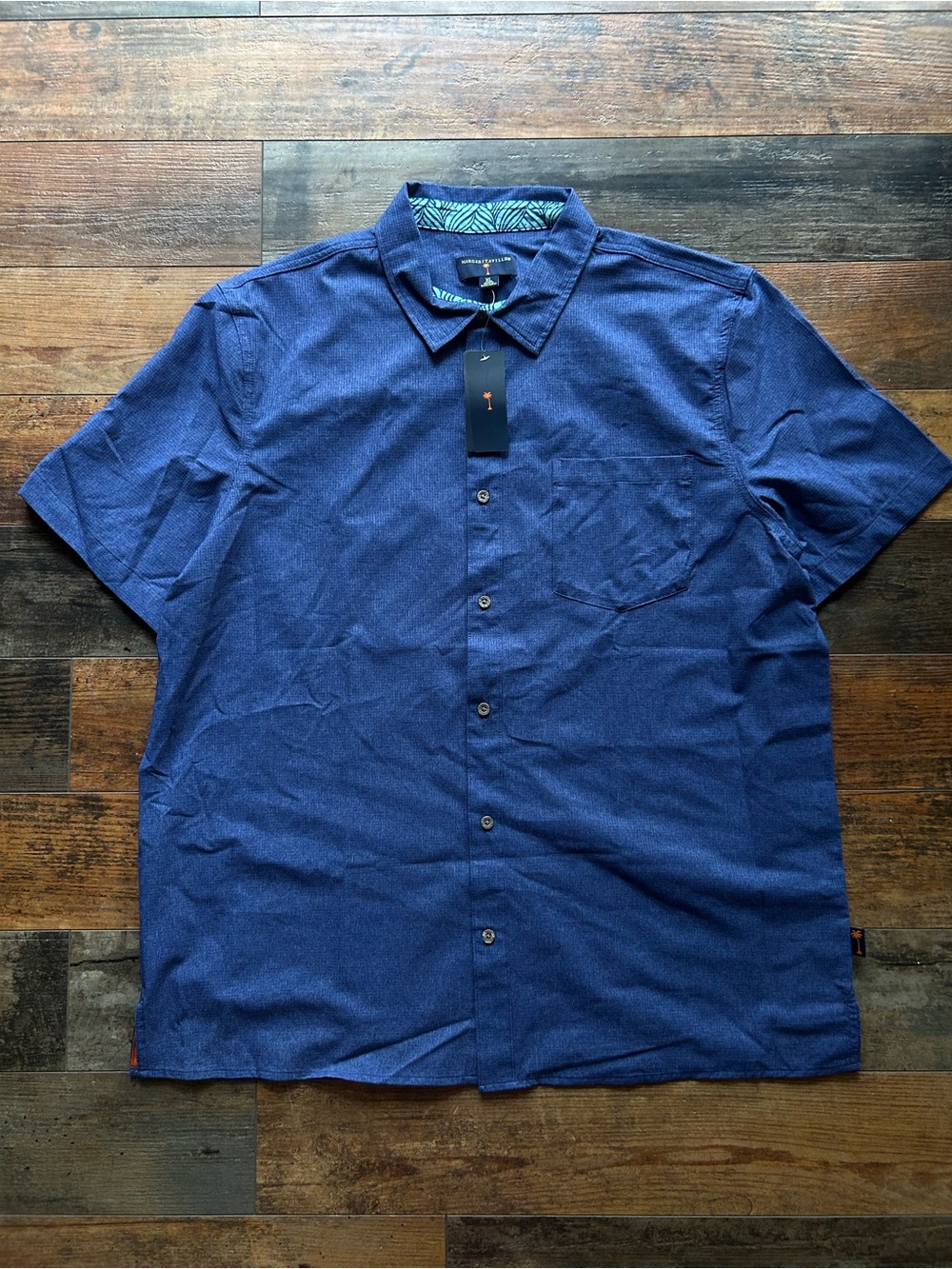 Margaritaville Men's Short-Sleeve quick dry Button-Down Shirt - xl
